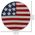thumbnail image 6 of American Flag Beaded Placemats Set of 2 - 4th of July Patriotic Freedom Stars Independence and Memorial Day Heat Stain Resistant Table Place Mats for Kitchen Dining Table Home Decor - 14 Inches, 6 of 6