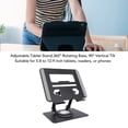thumbnail image 3 of Support de Tablette, Support de Tablette Pliable pour Bureau avec Base Rotative à 360°, Support Réglable à Double Tige pour Tablettes de 5,8 à 12,9 Pouces Lecteurs Électroniques, 3 of 7