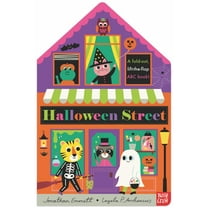 Halloween Street: A Fold-Out, Lift-The-Flap ABC Book!, (Board Book)