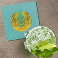 thumbnail image 2 of Kazakhstan Coat Of Arms 4'' X 4'' Square Wooden Coaster, 2 of 3