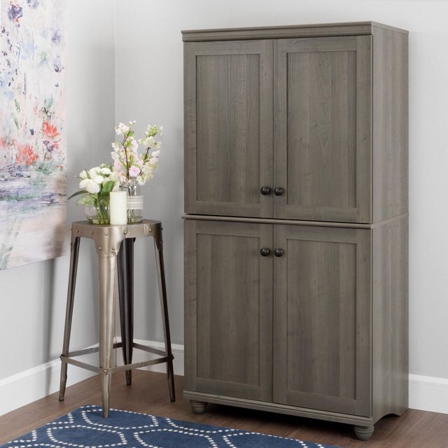 South Shore Hopedale 4-Door Storage Armoire