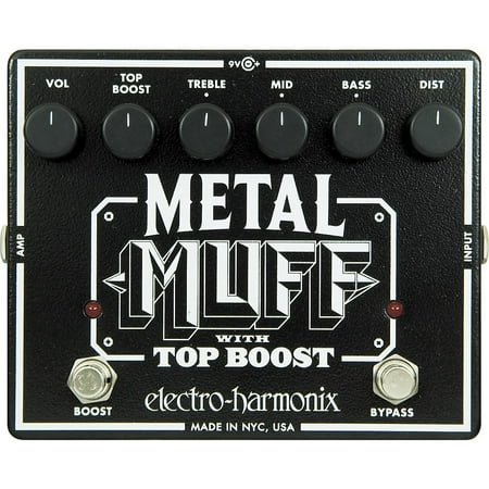 - Electro-Harmonix XO Metal Muff with Top Boost Distortion Guitar Effects Pedal