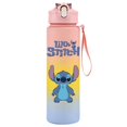 thumbnail image 1 of Botella de agua portátil de plástico de gran capacidad para deportes al aire libre con bonitos dibujos animados de Disney Lilo Stitch de 750 ml, 1 of 5