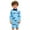 Blue A5, variant on One Piece Swimwear for Boys Cute Printed Rash Guard Long Sleeve Swimming Suit Summer Vacation Bathing Suit Size 0-4