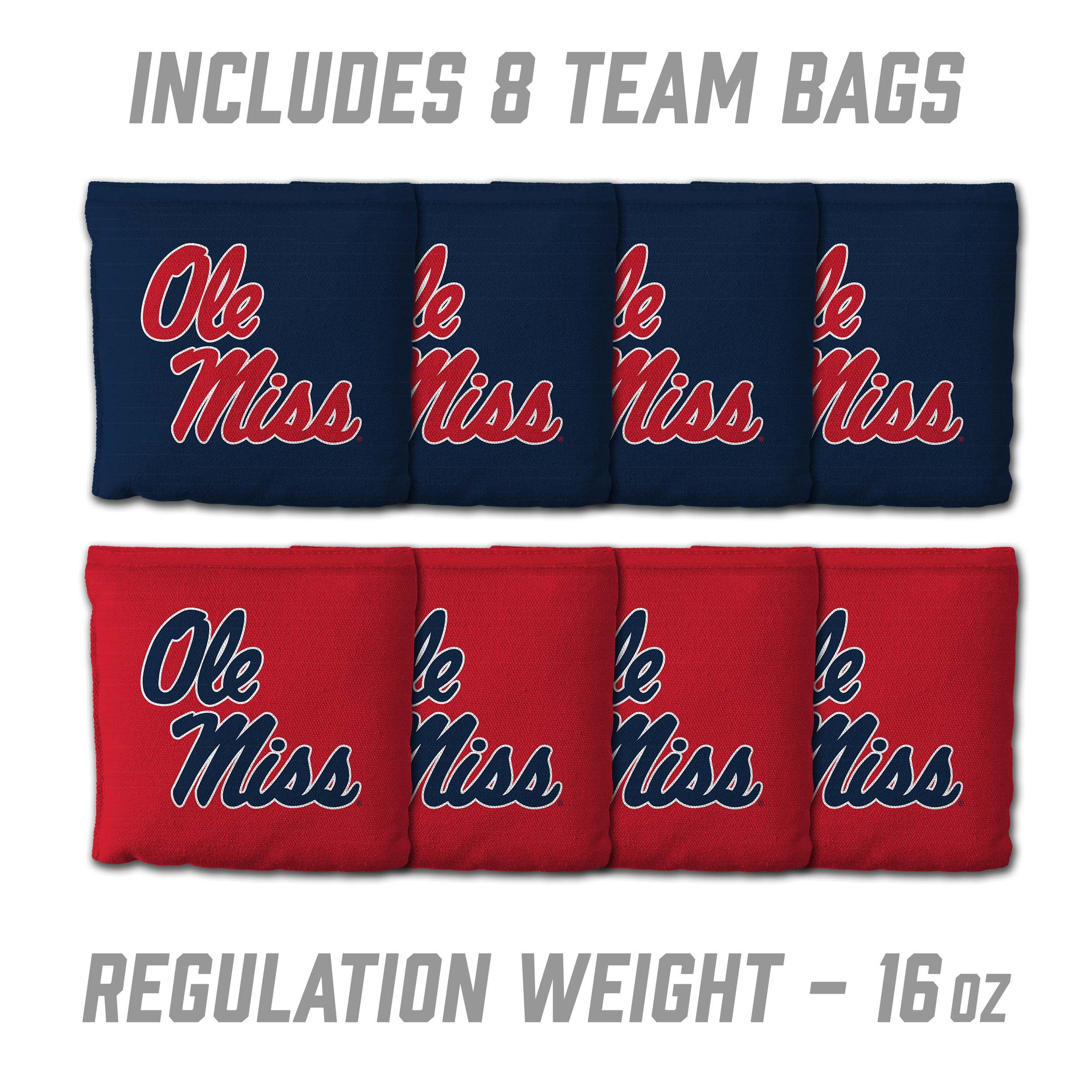 Mississippi Rebels 2x3 MDF Cornhole Game Set