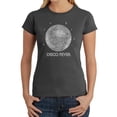 thumbnail image 1 of LA Pop Art Women's Word Art T-Shirt - Disco Ball, 1 of 2