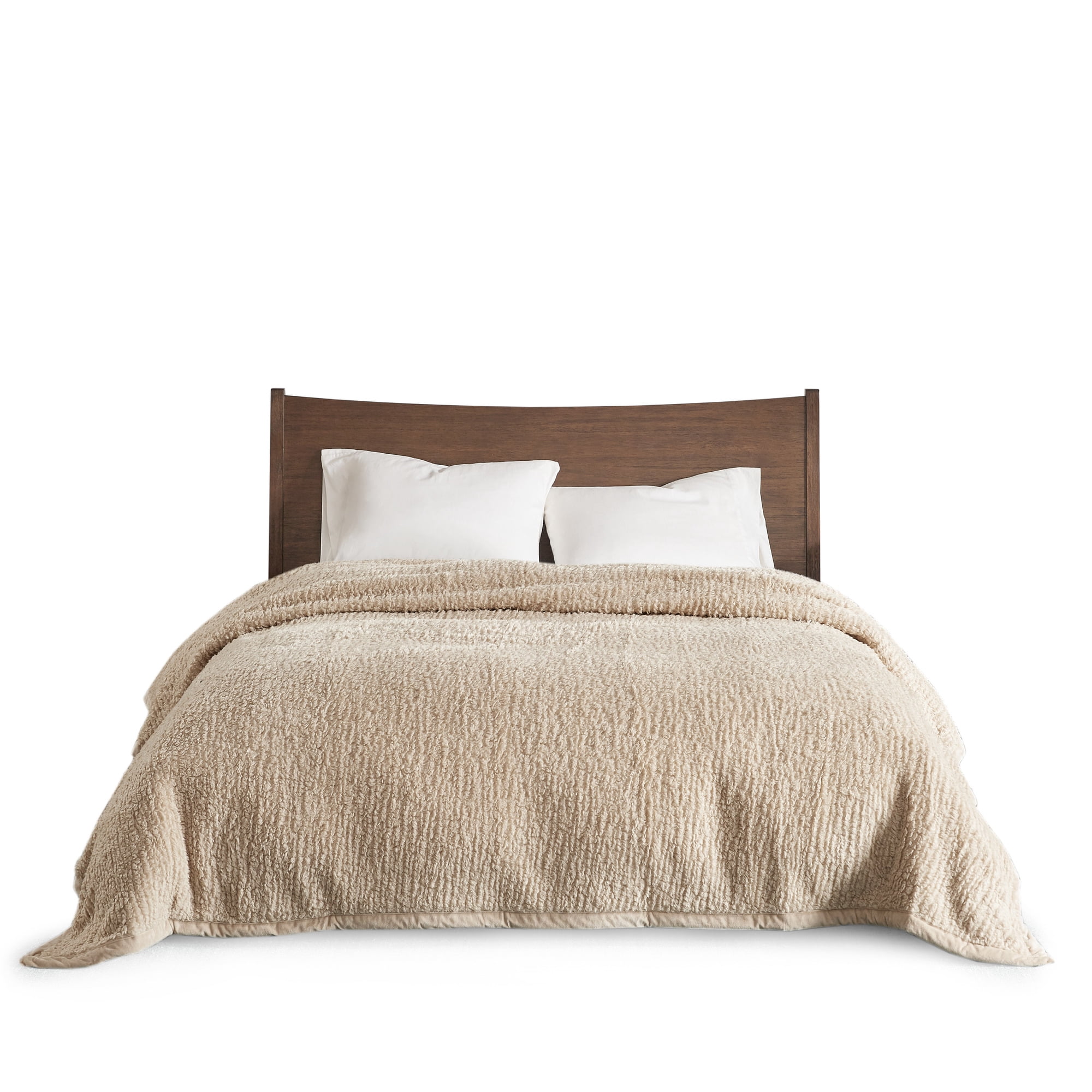 Woolrich Burlington Berber Blanket, Full/Queen, Tan