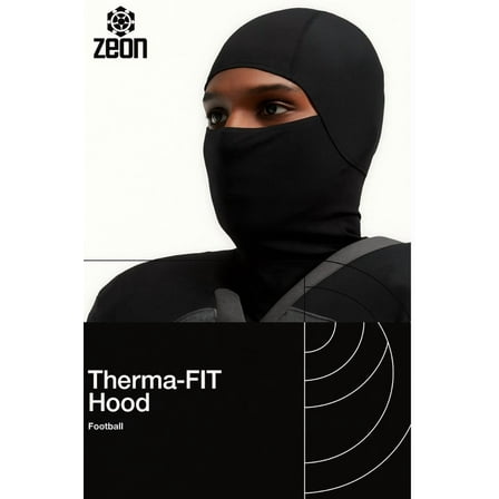ZEON Pro Hyperwarm Hood, One Size Fits Most, Adult Black