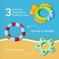 thumbnail image 5 of Nuby Purple Octopus Hoopla Bath Toy with 3 Tossing Rings for Baby, 5 of 12