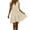 White, variant on Horkkom Mini Dresses for Women Summer V Neck Solid Color Sleeveless Dress Beach Vacation Sundresses, S-2XL