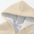 thumbnail image 6 of Mens Hoodie Quarter Zip Pullover With Drawstrings Waffle Hoodie Pullover Hoodie Plaid Solid Color Sweatshirts Mens Winter Hoodie, 6 of 6