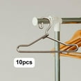 thumbnail image 1 of 10x estante de ropa en miniatura Mini colgador de ropa para muñecas Mini muebles de juguete vestido de muñeca vestido soporte para traje para 1:12 1:8 M, 1 of 10