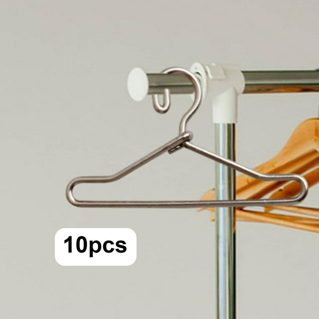 10x estante de ropa en miniatura Mini colgador de ropa para muñecas Mini muebles de juguete vestido de muñeca vestido soporte para traje para 1:12 1:8 M