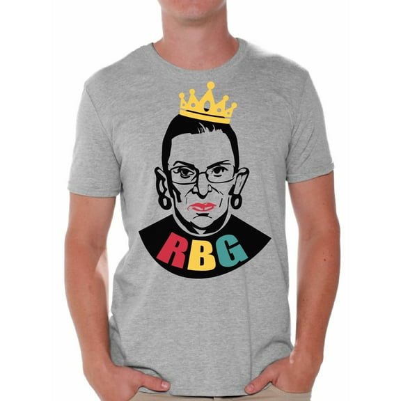 Awkward Styles Ruth Bader Ginsburg Shirt for Men Queen of Women's Rights Notorious Shirt RBG T Shirt Support Women Empowerment Mens T-shirt
