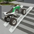thumbnail image 4 of 2PCS 76.7'' x 8.7''Loading Ramp, 1060 Lbs Capacity Folding Ramp Aluminum Truck Ramps Portable Trailer Ramps for Motorcycles, Ebikes and ATVs, Heavy Duty Loading Ramps Ideal, 4 of 10