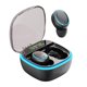thumbnail image 2 of Auriculares inalámbricos Bluetooth 5.3, intraauriculares, pantalla LED, potencia, luz fría, bajo retardo, llamadas HD, auriculares Bluetooth para oficina y deportes., 2 of 9