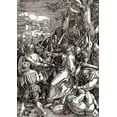 thumbnail image 2 of Durer, Albrecht 11x14 Black Ornate Wood Framed with Double Matting Museum Art Print Titled - The Great Passion 10, 2 of 4