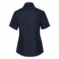 thumbnail image 2 of Russell Collection Ladies/Womens Short Sleeve Easy Care Oxford Shirt, 2 of 6
