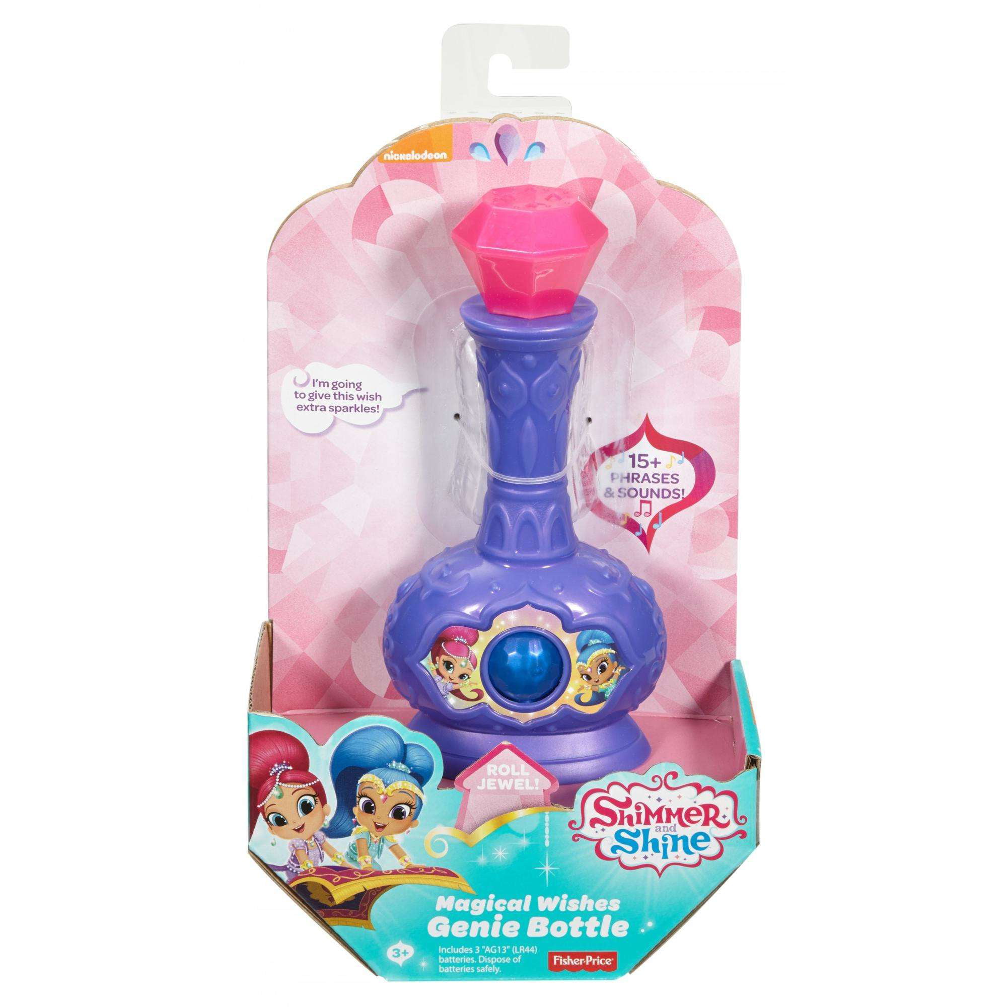 Shimmer and Shine Bath Time Friends Gift Set 2 Squirter Body Wash Jeannie Bottle 