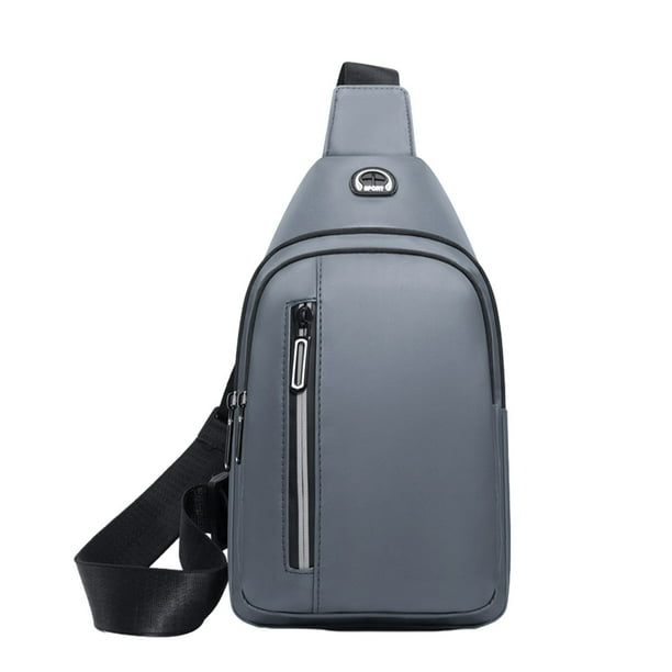 Bolsas para las Mujeres Bolsa de Espalda Pequeña Bolsa de Hombro de Pecho Transversal, Paño 30x17x5.5cm Bolsa de Viaje con Agujero de Auriculares para Hombres Mujeres Niños,Bolsas Transversales para M