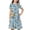 Multicolor, variant on IFNWSV Dresses for Girls Short Sleeve Round Neck Floral Print Patchwork Pleated A Line Summer Dress Multicolor 4 Years