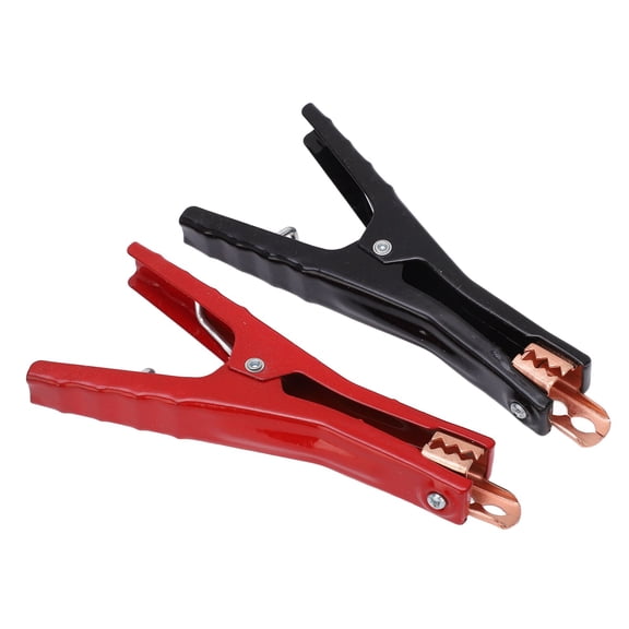 Riousery 2pcs Battery Test Clip Black Red 400A Aluminum Alloy Booster Test Clamp for Cars Boats RVs ATVs 10.63 inches / 27 cm