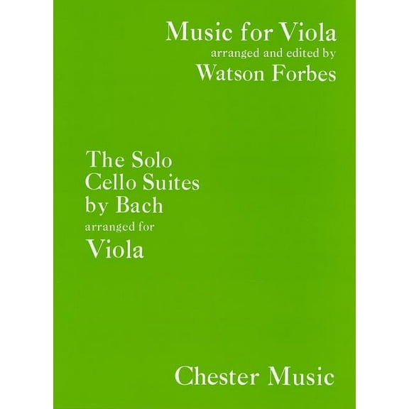 The Solo Cello Suites Arranged for Viola, (Paperback)