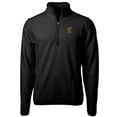 thumbnail image 2 of Men's Cutter & Buck Black Grambling Tigers Vault Cascade Eco Sherpa Fleece Big & Tall Quarter-Zip Top, 2 of 3