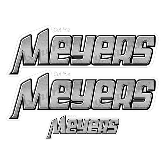 Meyers Boat Stickers "3D Vinyl Replica" of original