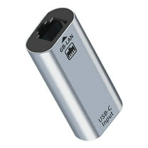 Portable Type-C to Gigabit Ethernet Adapter for Fast, Stable Internet Access Laptops Computers