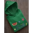 thumbnail image 3 of Buon Ferragosto Summer Objects Hoodie Toddler -Image by Shutterstock,  5 Toddler, 3 of 4