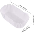 thumbnail image 3 of 1000pcs Oval Paper , Safe Grease Proof Paper Tray High Temperature Cake Cup, Boat Shaped Cupcake Muffin for Muffins, Cupcakes or Mini Snacks, 3 of 4