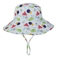 thumbnail image 2 of Fisherman Hat Animal Pattern Sun Protection Skin Friendly Kids Bucket Hat for Outdoor, 2 of 8