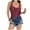 Red, variant on Women Solid Color Base Layer Fringe Sleeveless Fashion Festival Vest Top and Versatile Camisole for Year Round Wear Tennis Top Women Back Shirt Women 2xl Tops for Women plus Size plus