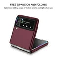 thumbnail image 3 of Mantto for Samsung Galaxy Z Flip 3 5G, Folding Bracket Kickstand Military Grade Drop Protection,Skin-Friendly PC Back, Anti-Scratch Anti-Fingerprint case For Samsung Galaxy Z Flip 3 5G, Winered, 3 of 9