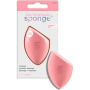 Real Techniques Sponge + Miracle Powder Sponge Makeup Blender, Beauty Sponge, Microfiber Technology Ideal for Use with Powders