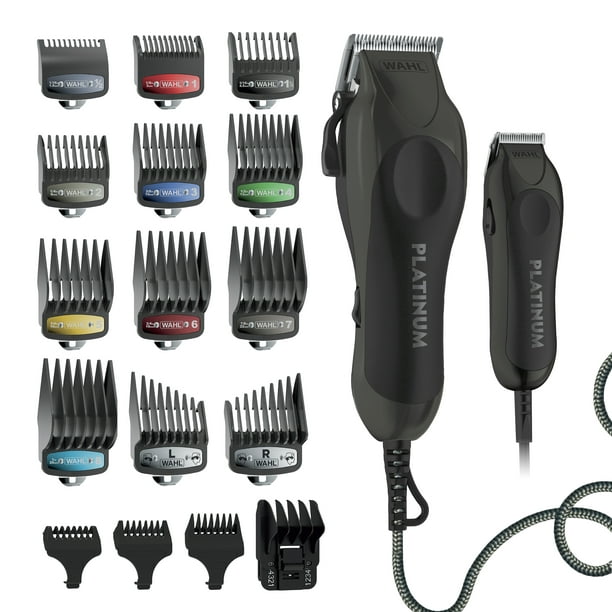 Wahl Pro Series Platinum Combo Kit, Premium Hair clipper and Touch-Up  Trimmer. Black/ Corded 79804-100 - Walmart.com