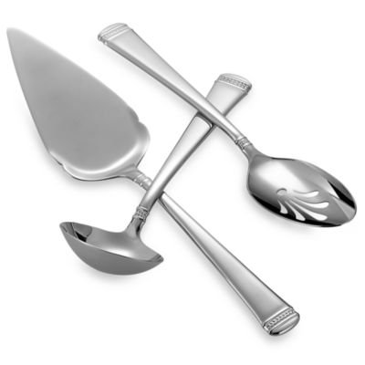 UPC 091574071015 product image for Wedgwood Stainless Notting Hill 3-Piece Serving Set | upcitemdb.com