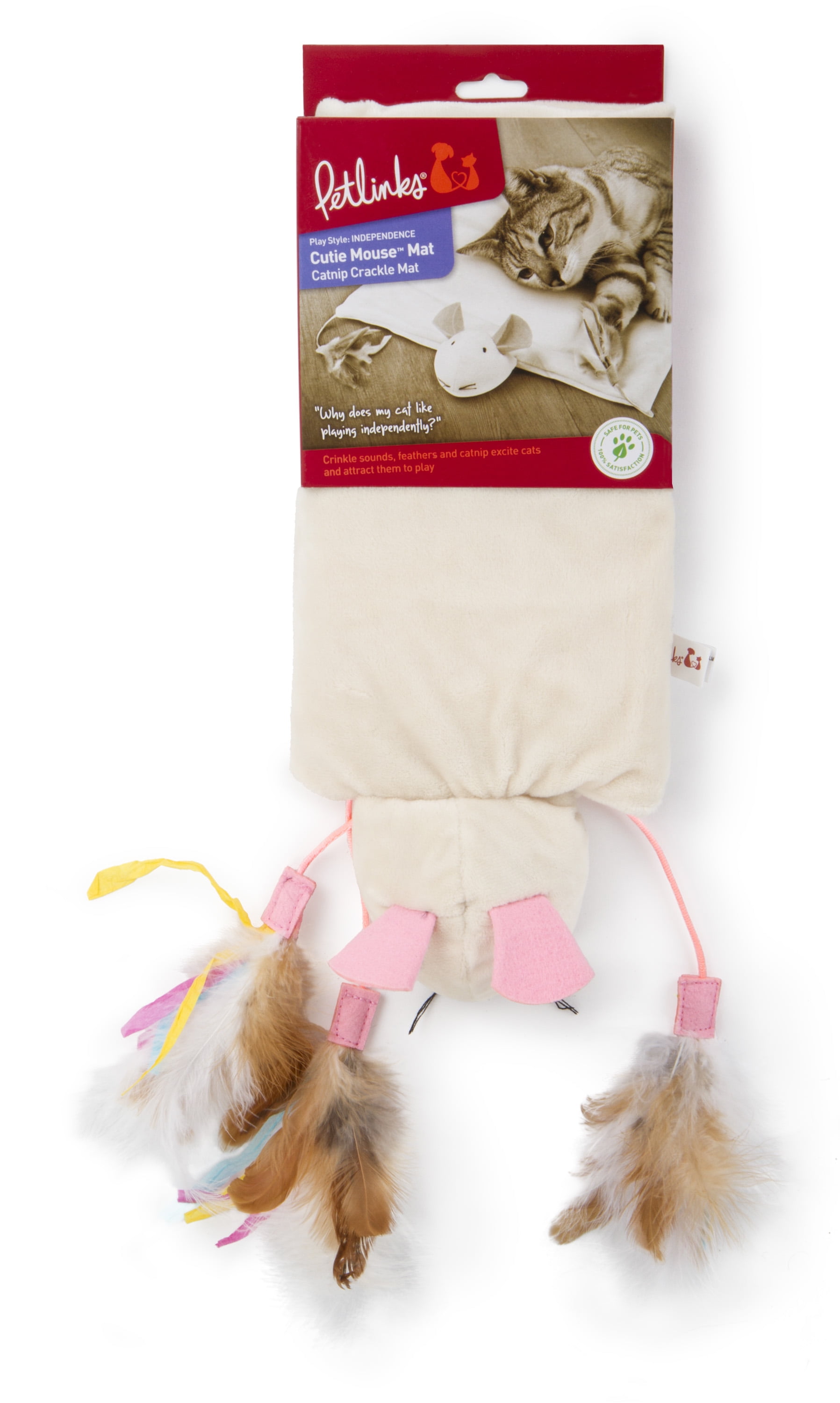 Petlinks Cutie Mouse Mat Playmat Cat Toy