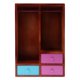 thumbnail image 2 of Modelo pequeña sala De Colgador De Decoraciones Para 1/6 Casa De CUTICAT Muebles de dormitorio de casa de muñecas, 2 of 8