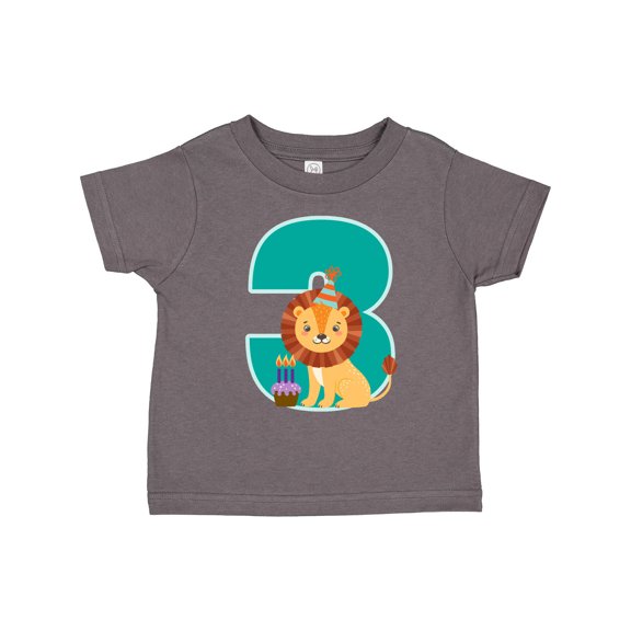 Inktastic 3rd Birthday Zoo Party 3 Year Old Boys or Girls Toddler T-Shirt