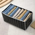 thumbnail image 6 of 4PCS Wardrobe Clothes Organizer 7 Grids, Closet Organizers and Storage Baskets, Clothing Storage Bins,Washable Foldable Drawer Clothes Compartment Storage Box for Bedroom Dorm Room, 6 of 16