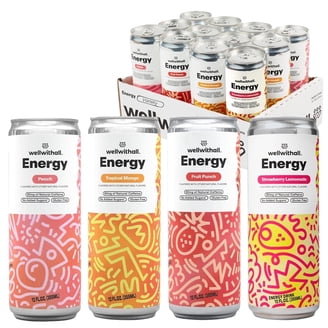 3D Energy Drink, Caffeine, Taurine, Panax Ginseng, Guarana, L-Carnitine, 12  Pack, Blue, 16 oz