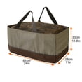 thumbnail image 2 of Bolsa de transporte, bolsa de transporte portátil grande para leña, bolsa de asas para chimenea interior, bolsa de asas para leña duradera para exteriores, 2 of 5