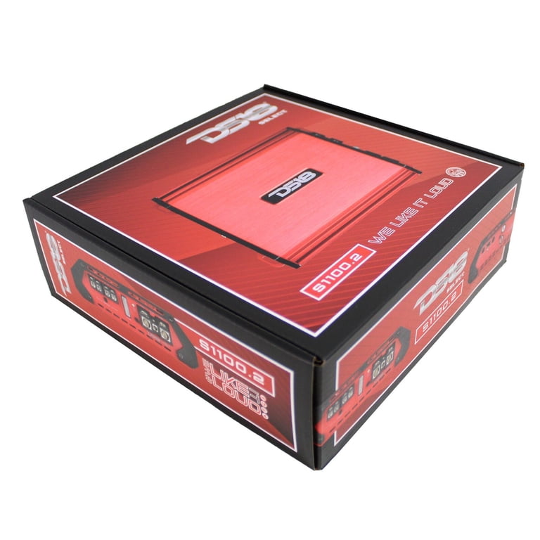 DS18 Select Red AMP 1100 Watt 2 Channel Full Range Class AB