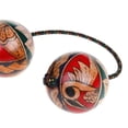 thumbnail image 3 of Bola de arena rítmica, coctelera de huevo musical, instrumento de percusión manual, sonajero verano, regalos , 1 pares SM SunniMix Pelota de arena rítmica, 3 of 8