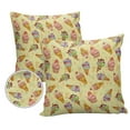 thumbnail image 2 of Outdoor Throw Pillow Cover Summer Ice-cream Seamless Cake Waterproof Cushion Covers 2 Pack Cherries Sweet Dessert Pillow Cases Home Decoration for Patio Garden Couch Sofa, 2 of 7