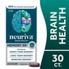 Neuriva Memory 3D Brain Health Dietary Supplement, Memory, Focus & Concentration Support with Vitamins B6 & B12, 30 Count