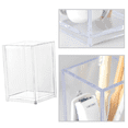 thumbnail image 3 of Organizador de papelería de acrílico transparente versátil, dispensador de blocs cuadrados, accesorios de escritorio resistentes a las roturas, portalápices para oficina, escuela y hogar, 3 of 5