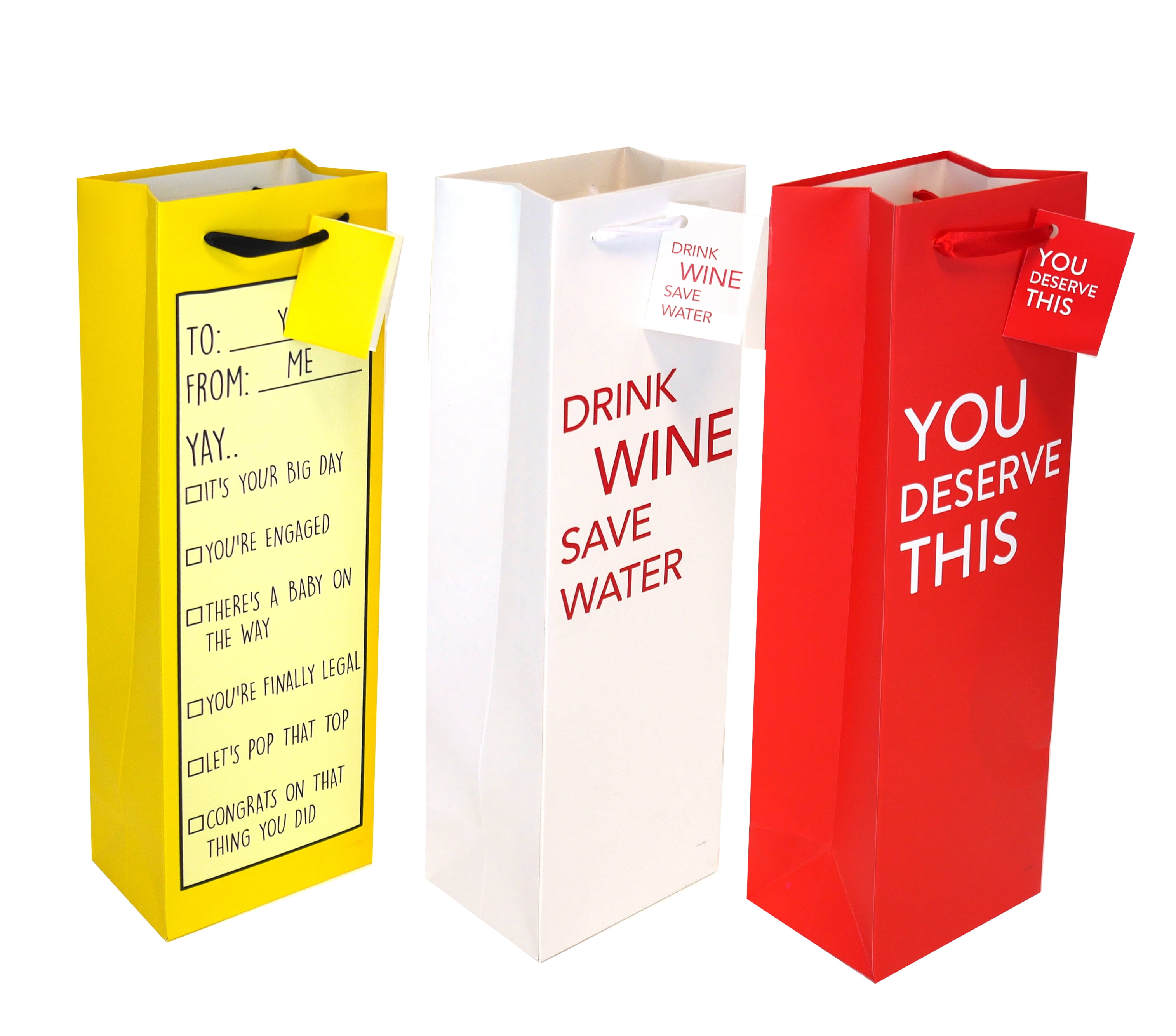 Liquor bottle online gift bags